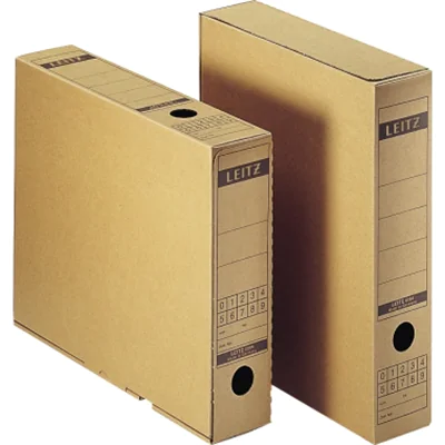 Leitz Archivbox 60840000 DIN A4 max. 63mm Wellpappe naturbraun Leitz Archivbox 60840000 DIN A4 max. 63mm Wellpappe naturbraun