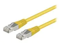 wentronic - Netzwerkkabel - RJ-45 (M) zu RJ-45 (M) - 50 cm - FTP - CAT 5e - Gelb