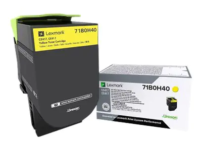 Lexmark X417 - Hohe Ergiebigkeit - Gelb - Original - Tonerpatrone LCCP - für Lexmark CS417dn, CS517de, CX417de, CX517de