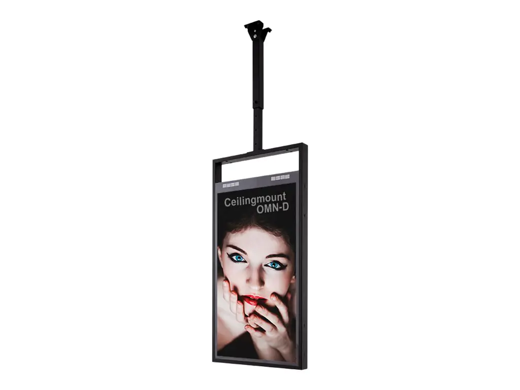 Hagor Ceilingmount OM55N-D - Klammer - für Flachbildschirm - Schwarz - Bildschirmgröße: 139.7 cm (55") - Deckenmontage - für Samsung OM55N-D