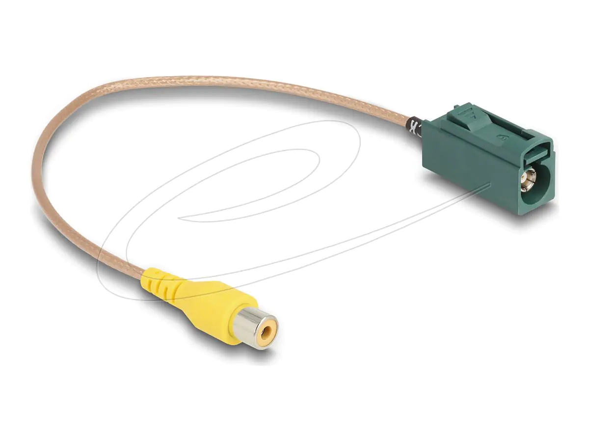 Delock Kamera-Adapterkabel - FAKRA E-Steckverbinder zu RCA weiblich 90009