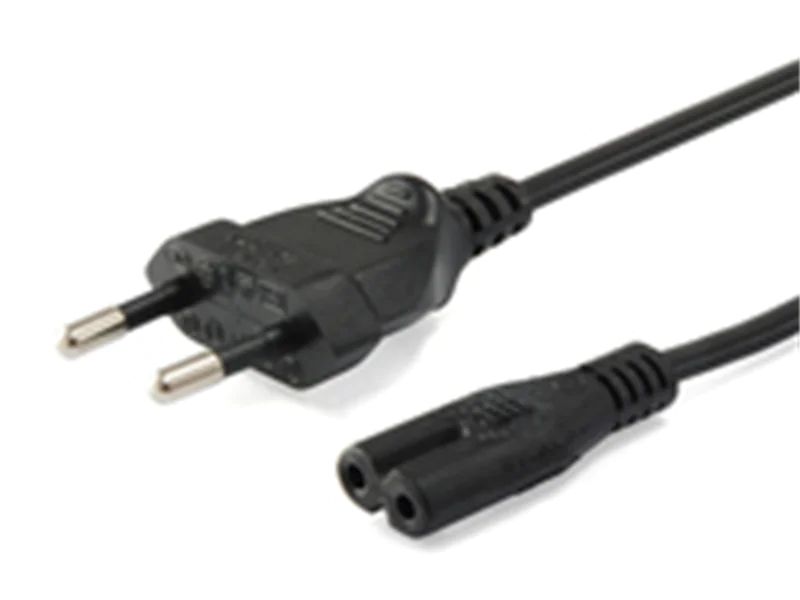 Equip Stromkabel Euro ->C7 St/Bu schwarz - Kabel - Strom/Netzteil 112161