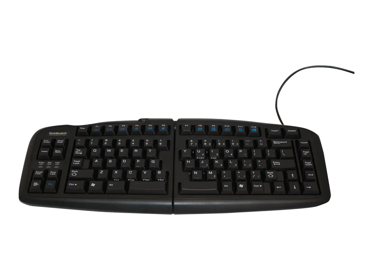 Bakker Elkhuizen Goldtouch Adjustable V2 - Tastatur - PS/2, USB - Deutsch - Schwarz Bakker Elkhuizen Goldtouch Adjustable V2 - Tastatur - PS/2, USB - Deutsch - Schwarz