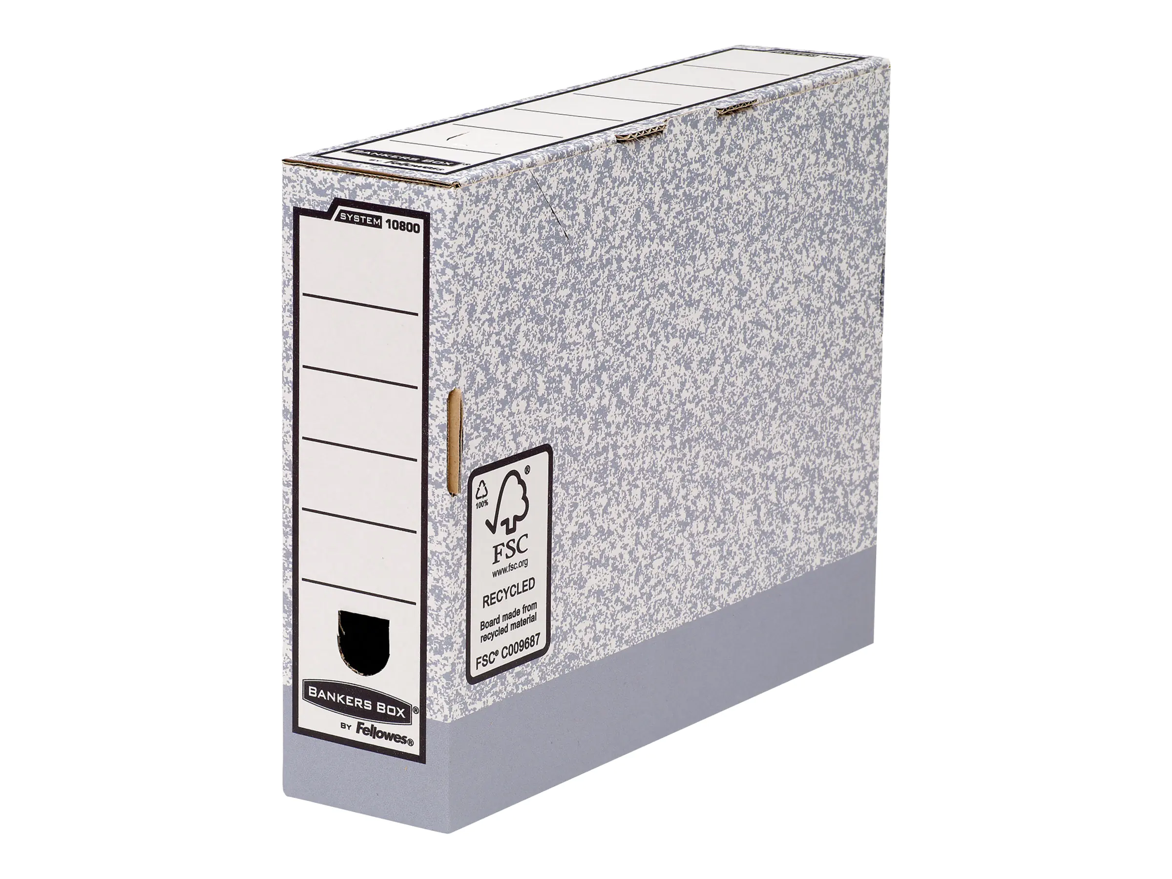 Fellowes Bankers Box System - Aktenbox - Rückenbreite: 80 mm - für A4 (210 x 297 mm) 1080001