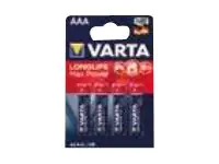 Varta -4703/4B, Einwegbatterie, AAA, Alkali, 1,5 V, 4 Stück(e), Gold, Rot 04703 101 404