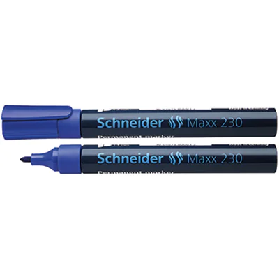 Schneider Permanentmarker Maxx 230 123003 Rundspitze 1-3mm blau Schneider Permanentmarker Maxx 230 123003 Rundspitze 1-3mm blau