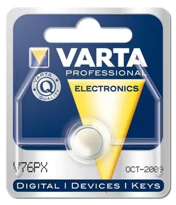Varta Knopfbatterie SR44 180 mAh 1,55V 1er Blister Silberoxid 04176101401 V357 Varta Knopfbatterie SR44 180 mAh 1,55V 1er Blister Silberoxid 04176101401 V357