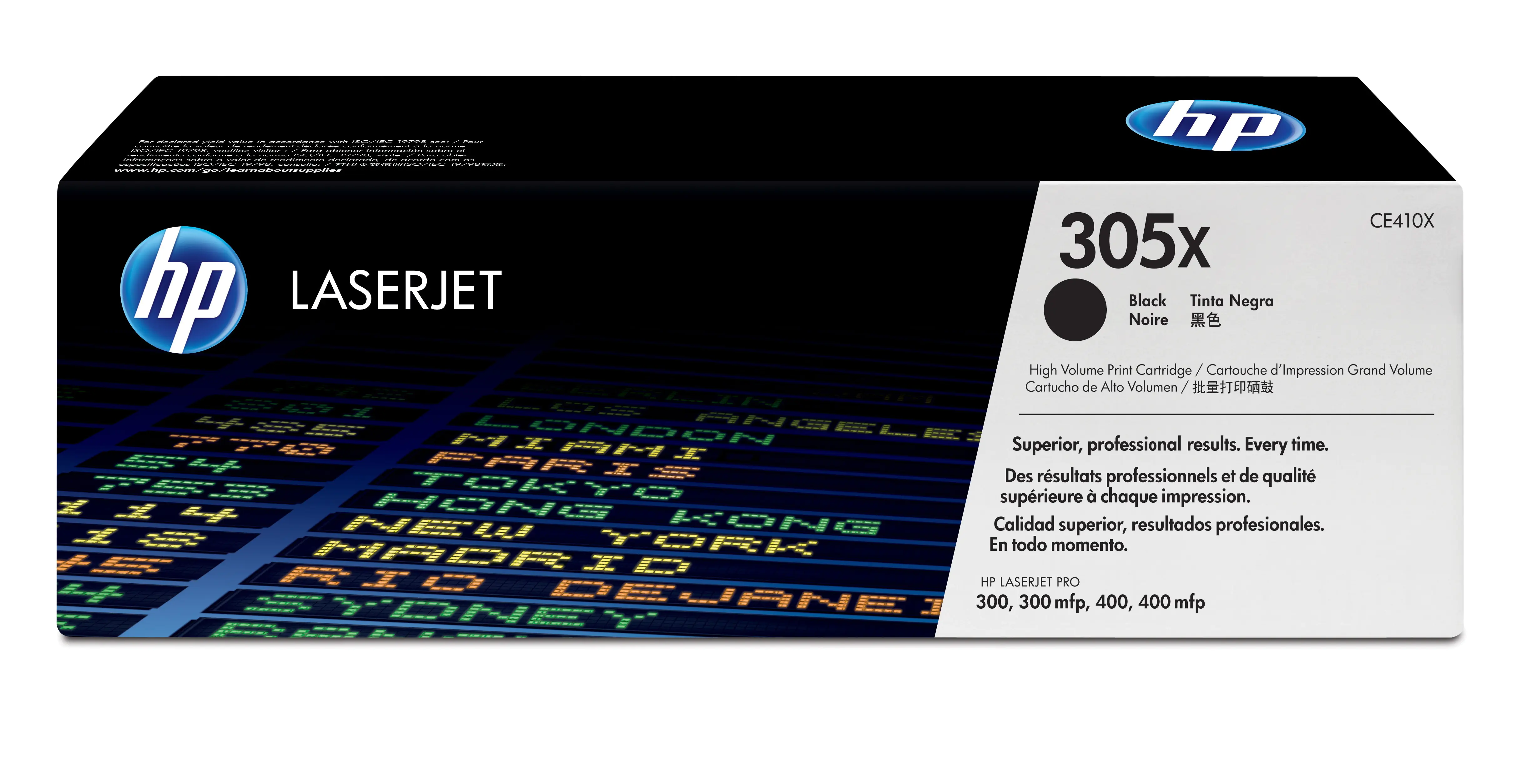 HP 305X - Hohe Ergiebigkeit - Schwarz - Original - LaserJet - Tonerpatrone (CE410X) - für LaserJet Pro 300 color M351a, 300 color MFP M375nw, 400 color M451, 400 color MFP M475 HP 305X - Hohe Ergiebigkeit - Schwarz - Original - LaserJet - Tonerpatrone (CE410X) - für LaserJet Pro 300 color M351a, 300 color MFP M375nw, 400 color M451, 400 color MFP M475