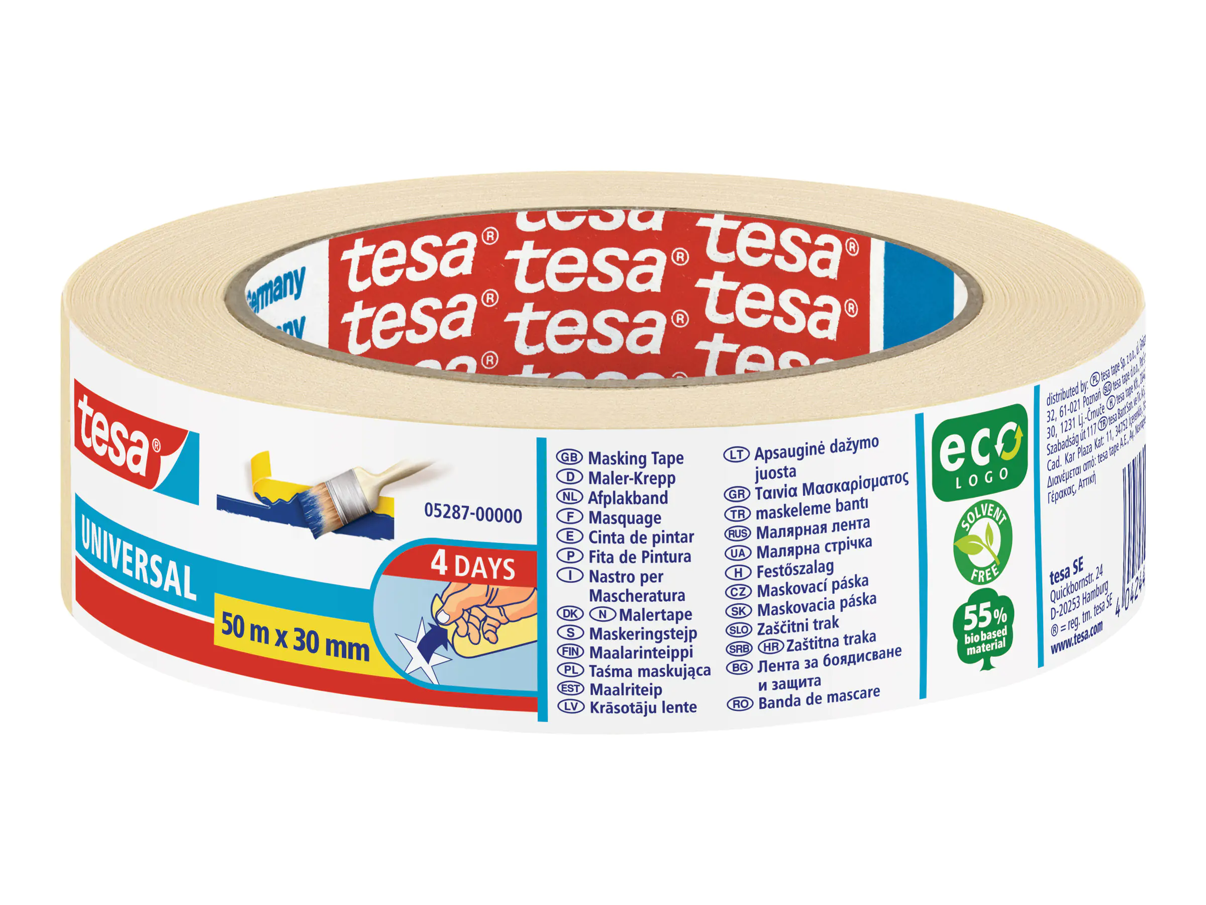 tesa Kreppband universal 05287-00000 30mmx50m