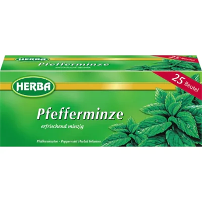 HERBA Tee Pfefferminze 7669 25 St./Pack. HERBA Tee Pfefferminze 7669 25 St./Pack.
