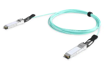 Digitus - 40GBase-AOC Direktanschlusskabel - QSFP+ zu QSFP+ - 10 m - Glasfaser - Active Optical Cable (AOC)