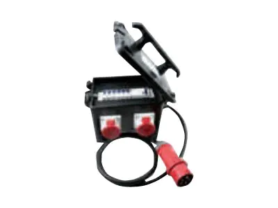 Bachmann - Stromverteilungseinheit - Wechselstrom 400 V - Ausgangsanschlüsse: 6 (6 x Spannung) - 2 m