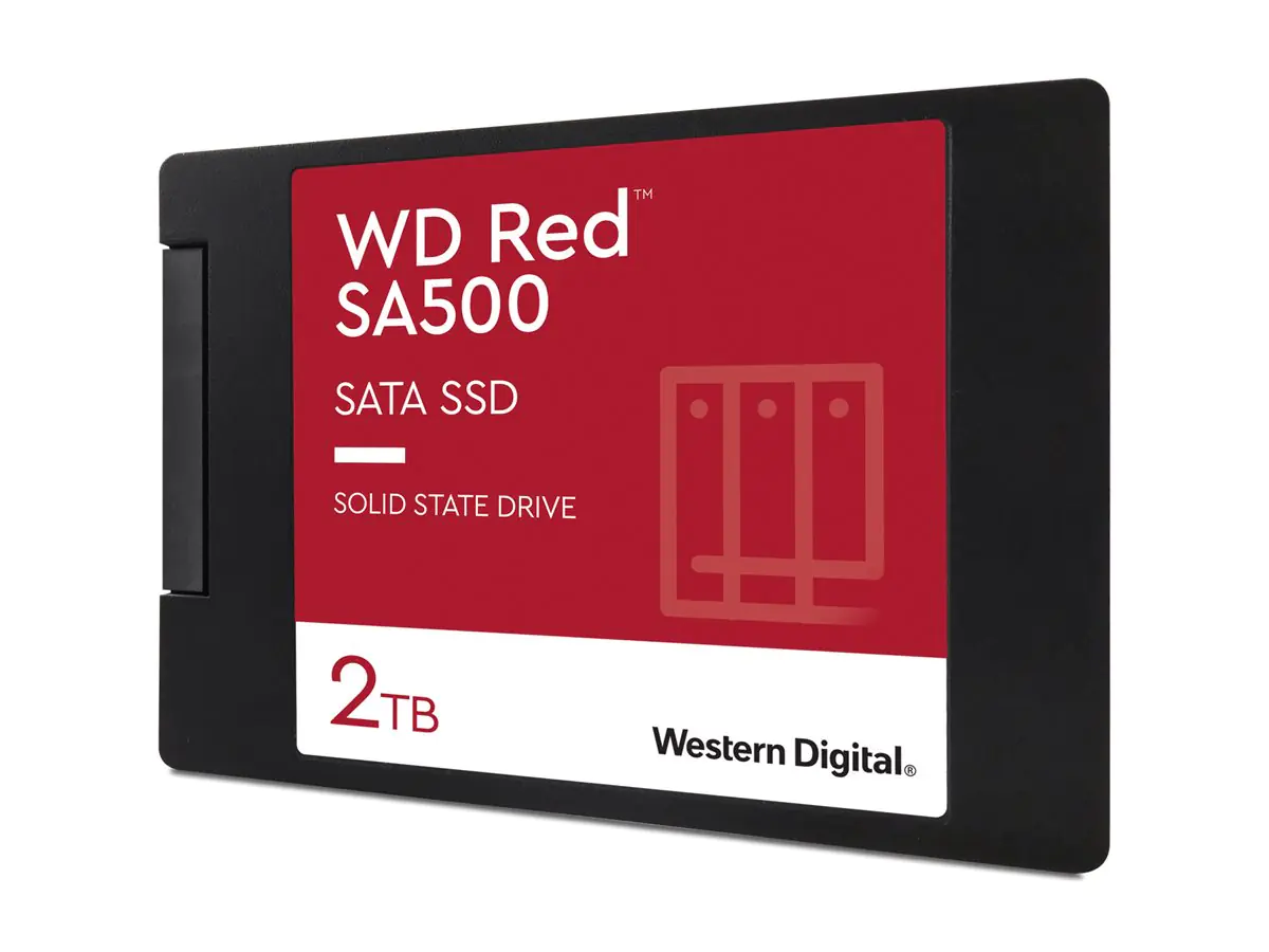WD Red SA500 WDS200T2R0A - SSD - 2 TB - intern - 2.5" (6.4 cm) - SATA 6Gb/s WD Red SA500 WDS200T2R0A - SSD - 2 TB - intern - 2.5" (6.4 cm) - SATA 6Gb/s