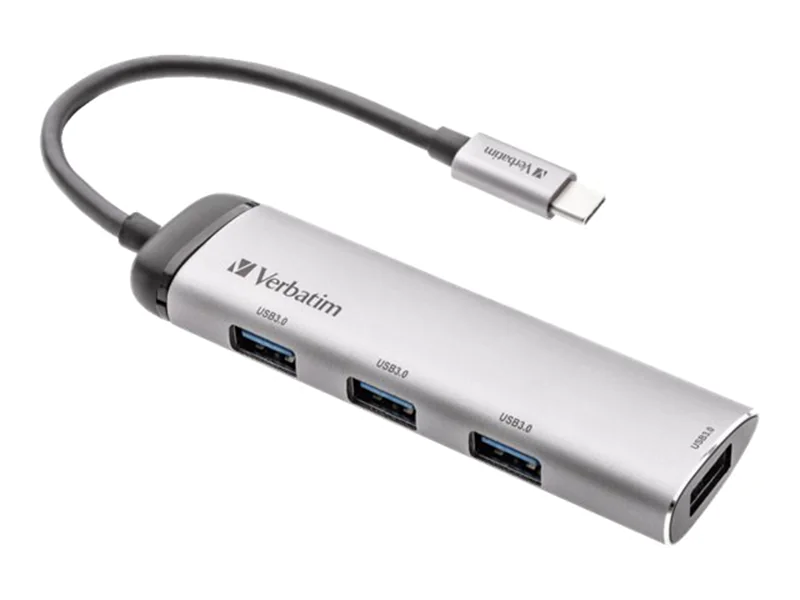 Verbatim - Hub - 4 x USB 3.2 Gen 1 - Desktop Verbatim - Hub - 4 x USB 3.2 Gen 1 - Desktop