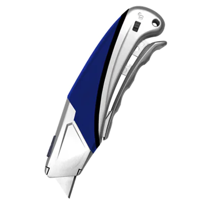 Westcott Sicherheitsmesser Mehrweg 18mm 21mm 1 Glied Metall nicht rostfrei schwarz/blau/silber Westcott Sicherheitsmesser Mehrweg 18mm 21mm 1 Glied Metall nicht rostfrei schwarz/blau/silber