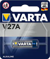 Varta V27A - Einwegbatterie - LR27A - Alkali 12 V - 1 Stück - Blau Silber - 04227101401 Varta V27A - Einwegbatterie - LR27A - Alkali 12 V - 1 Stück - Blau Silber - 04227101401