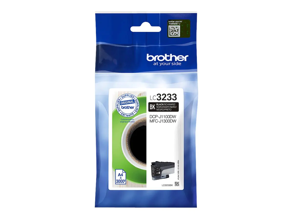 Brother LC3233BK - Schwarz - Original - Druckerpatrone - für Brother DCP-J1100DW, MFC-J1300DW