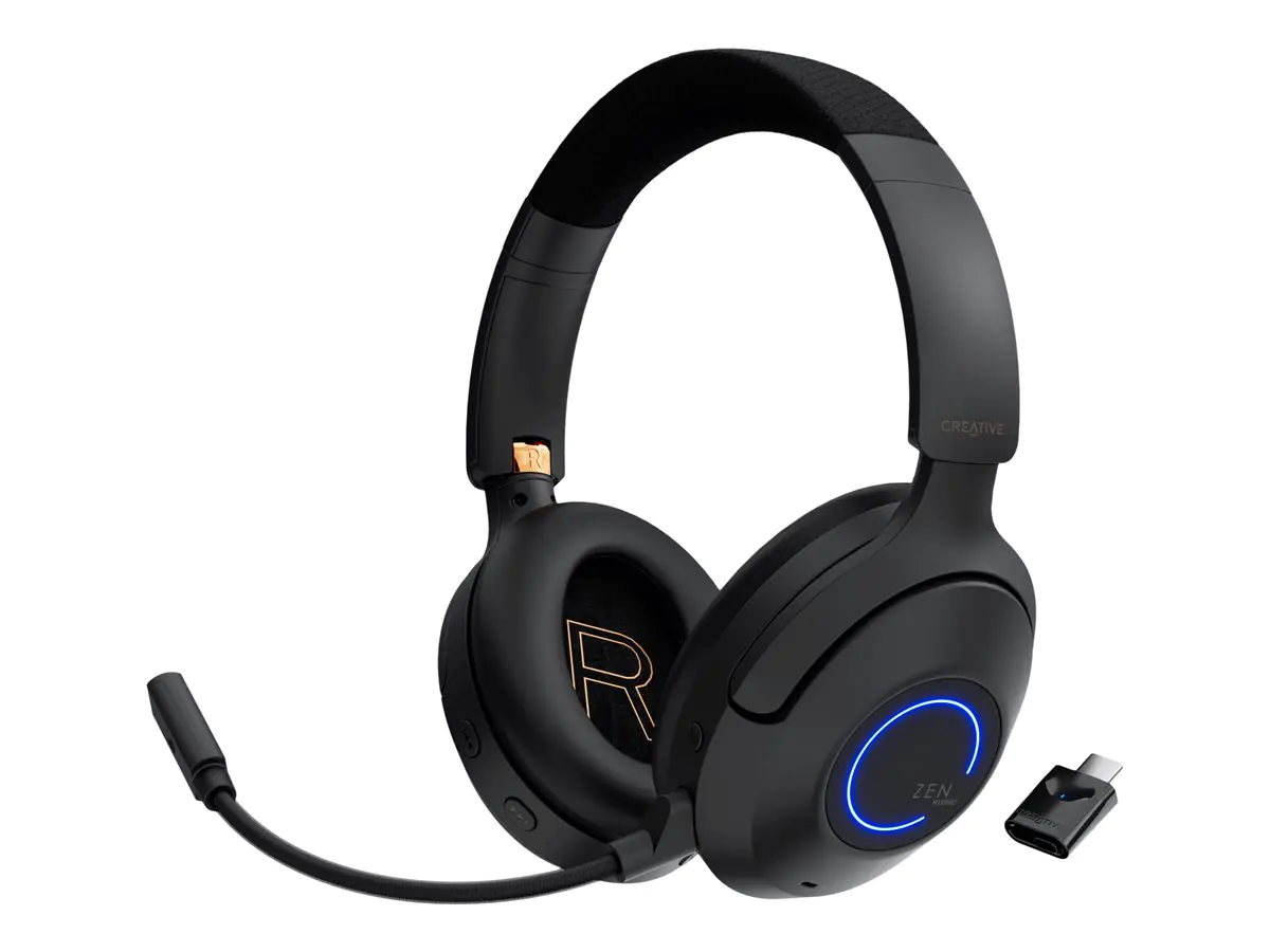 Creative Zen Hybrid Pro Classic - Headset - ohrumschließend - Bluetooth - kabellos - aktive Rauschunterdrückung - Schwarz