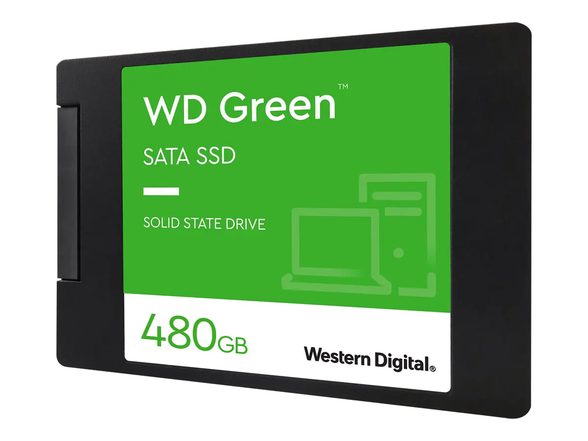 WD Green SSD WDS480G2G0A - SSD - 480 GB - intern - 2.5" (6.4 cm) - SATA 6Gb/s