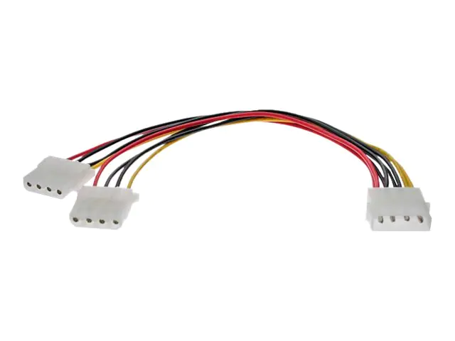 InLine Y-cable - Netz-Splitter - interne Stromversorgung, 4-polig (W) zu interne Stromversorgung, 4-polig (M) - 20 cm