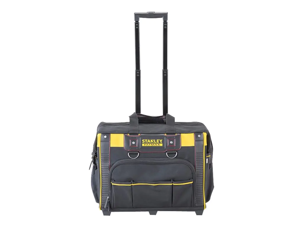 Stanley FatMax - Koffer mit Rollen für Werkzeuge/Zubehör - 600 D Stoff, Unterseite aus Polypropylen