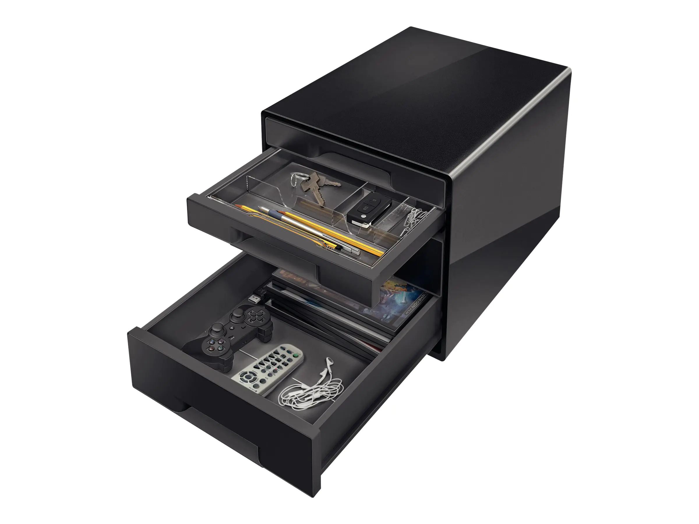 Esselte Leitz CUBE - Schubladenschrank - 4 Schubfächer - für A4 (210 x 297 mm) 52521095