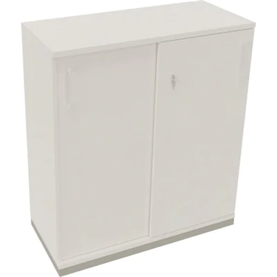 Schiebetürenschrank 3OH B1000xT442xH1133mm si/Diamant Weiß Schiebetürenschrank 3OH B1000xT442xH1133mm si/Diamant Weiß