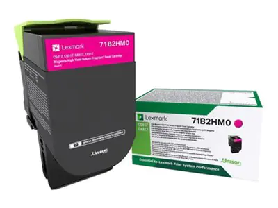 Lexmark X417 - Hohe Ergiebigkeit - Magenta - Original - Tonerpatrone LCCP, LRP - für Lexmark CS417dn, CS517de, CX417de