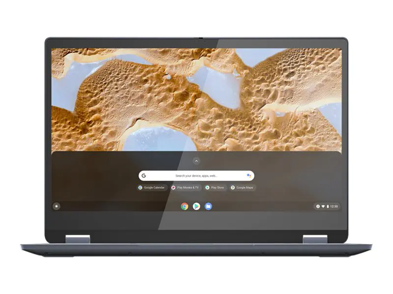Lenovo IdeaPad Flex 3 Chrome 15IJL7 82T3 - Flip-Design - Intel Celeron N4500 / 1.1 GHz - Chrome OS - UHD Graphics - 8 GB RAM - 128 GB eMMC - 39.6 cm (15.6") IPS Touchscreen 1920 x 1080 (Full HD) - NFC, Wi-Fi 6 - Dual Tone Arctic Gray - kbd: Deutsch - mit