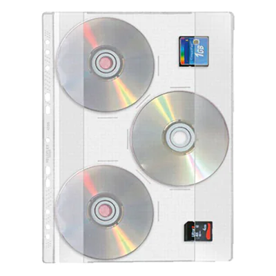Veloflex CD/DVD Hülle 4359000 für DIN A4 PVC glasklar 10 St./Pack. Veloflex CD/DVD Hülle 4359000 für DIN A4 PVC glasklar 10 St./Pack.