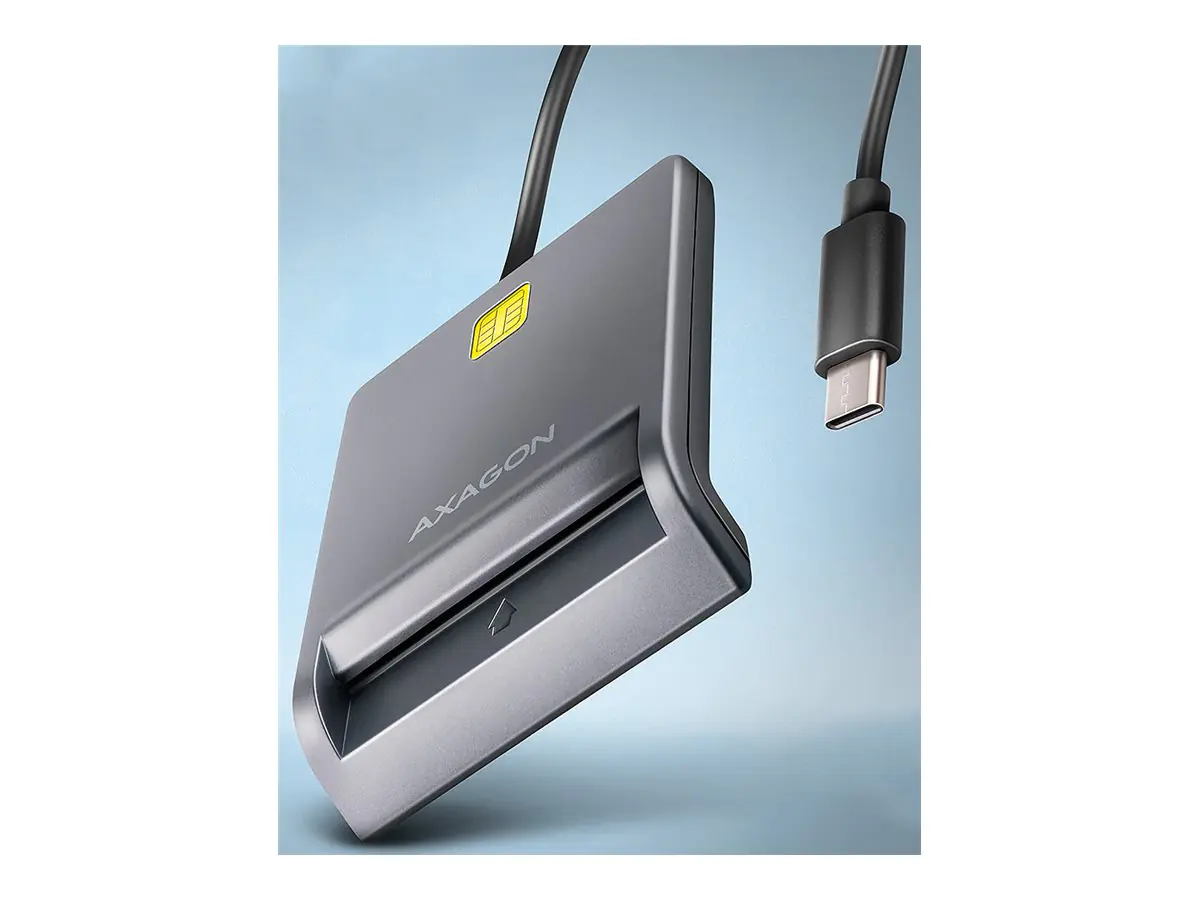 AXAGON CRE-SM3TC - SmartCard-Leser - USB-C 2.0