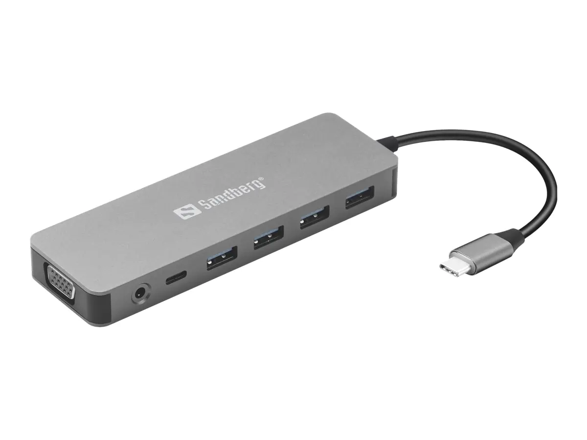 Sandberg 13-in-1 - Dockingstation - USB-C - HDMI, VGA - 100Mb LAN