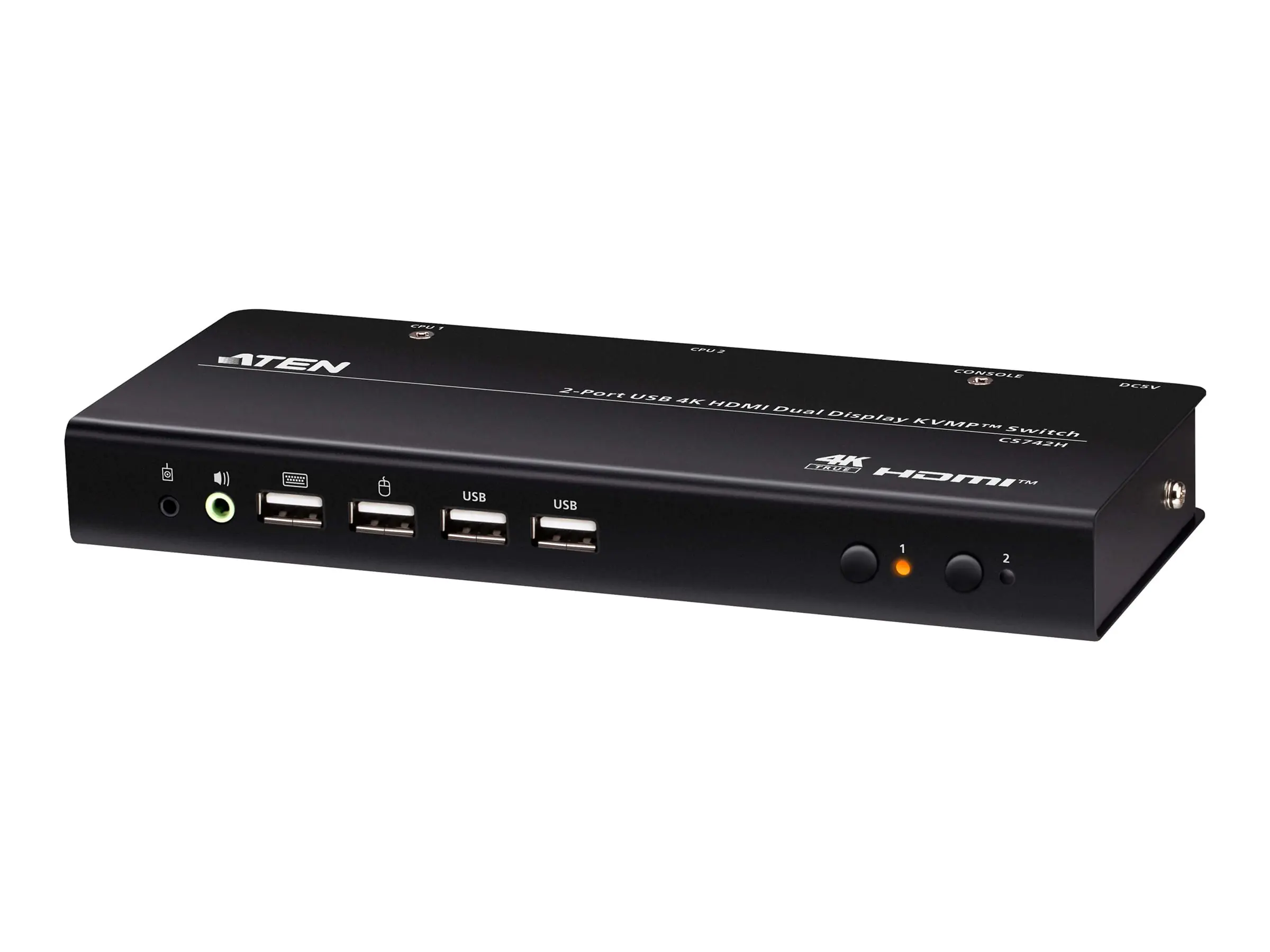 ATEN CS742H - KVM-/Audio-/USB-Switch - 4 x KVM /Audio/USB
