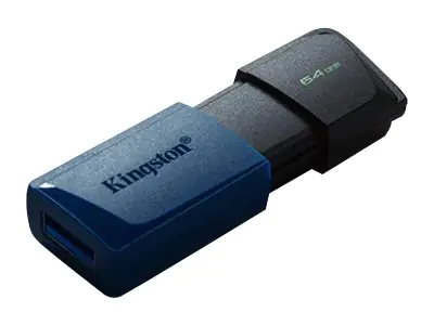 Kingston DataTraveler Exodia M - USB-Flash-Laufwerk - 64 GB - USB 3.2 Gen 1