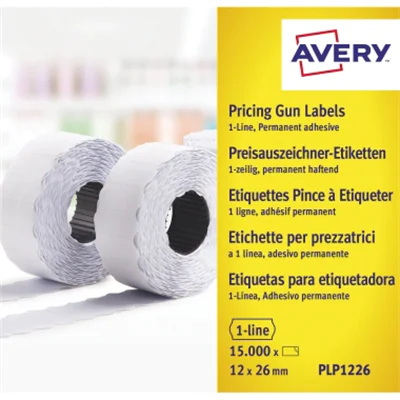 Avery Zweckform Endlosetikett PLP1226 12x26mm 15.000 St./Pack. Avery Zweckform Endlosetikett PLP1226 12x26mm 15.000 St./Pack.