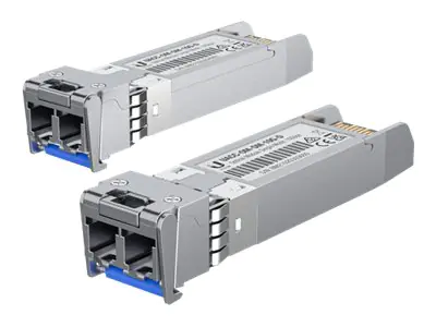 UbiQuiti UACC-OM-SM-10G-D - SFP+-Transceiver-Modul - 10GbE - LC Single-Modus - bis zu 10 km - 1310 nm (Packung mit 2)