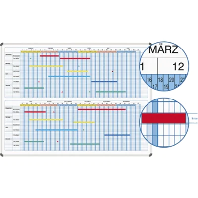 Ultradex Magnettafel Jahresplaner 800070 1200x900mm Halbjahresformat Ultradex Magnettafel Jahresplaner 800070 1200x900mm Halbjahresformat