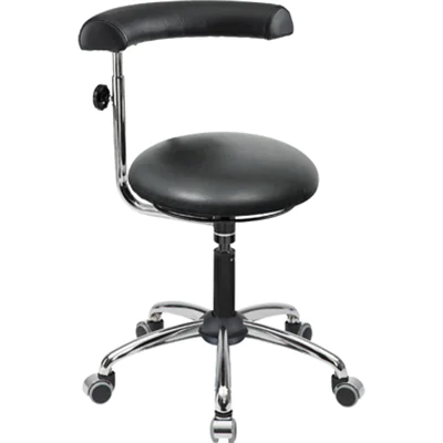 meychair Sitzhocker A20 Rundsitz Farbe der Sitzfläche: schwarz Farbe des Fußkreuzes: chrom meychair Sitzhocker A20 Rundsitz Farbe der Sitzfläche: schwarz Farbe des Fußkreuzes: chrom