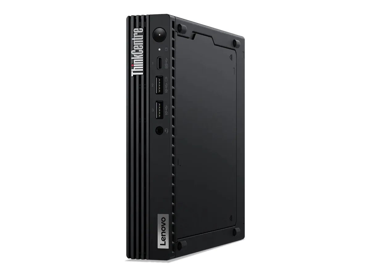 Lenovo ThinkCentre M70q Gen4 12E3 - Tiny - Core i5 13400T / 1.3 GHz - RAM 8 GB - SSD 256 GB - TCG Opal Encryption 2, NVMe - UHD Graphics 730 - 1GbE, Wi-Fi 6E - WLAN: Bluetooth 5.1, 802.11a/b/g/n/ac/ax (Wi-Fi 6E) 12E3004LGE