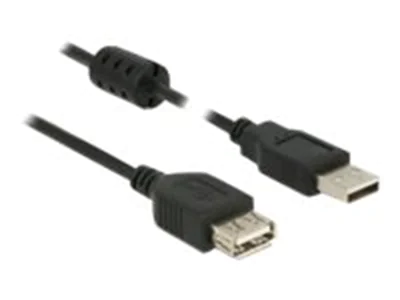 DeLOCK - USB-Verlängerungskabel - USB (M) bis USB (W) - USB 2.0 - 2 m - Schwarz