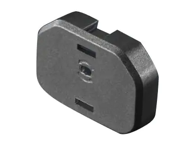 Rittal Verschlussschraube (Strom IEC 320 C13) - RAL 9005 (Packung mit 10)