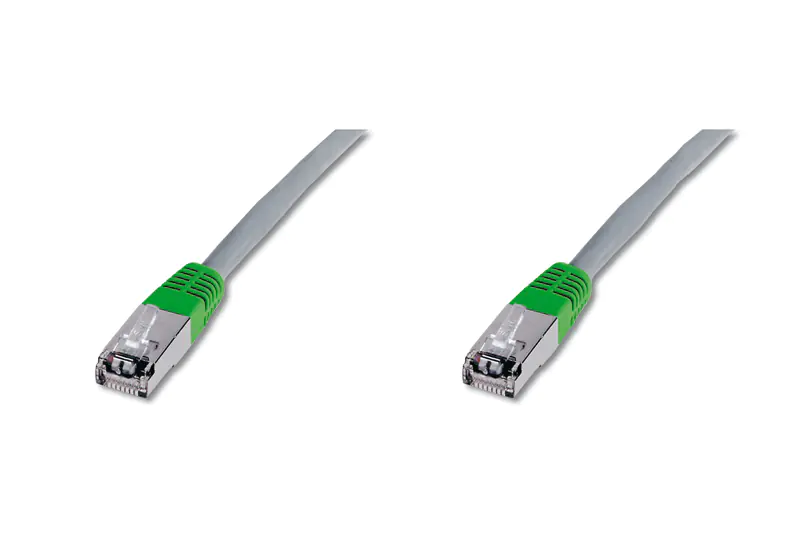 Digitus Crossover-Kabel RJ-45 RJ-45 DK-1521-100-CO FTP-Kabel CAT 5e 10.00 m Grau