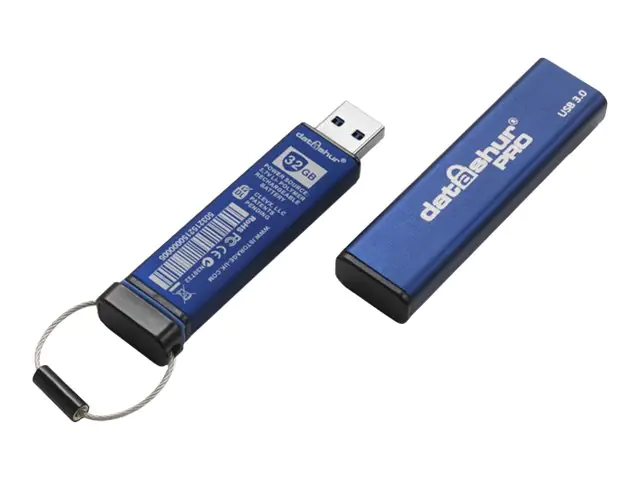 iStorage datAshur PRO - USB-Flash-Laufwerk - verschlüsselt - 16 GB - USB 3.0