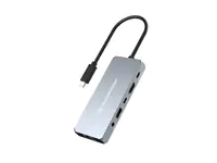 Conceptronic DONN22G - Kabelgebunden - USB 3.2 Gen 2 (3.1 Gen 2) Type-C - 100 W - 3,5 mm - 2500 M