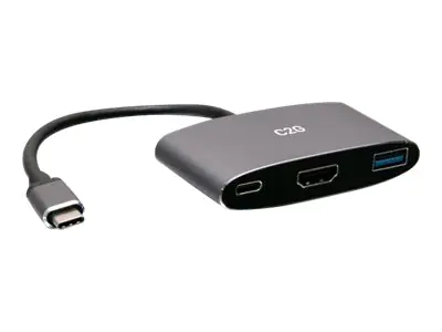 C2G USB C Docking Station with 4K HDMI, USB, and USB C - Power Delivery up to 100W - Dockingstation - USB-C / Thunderbolt 3 - HDMI