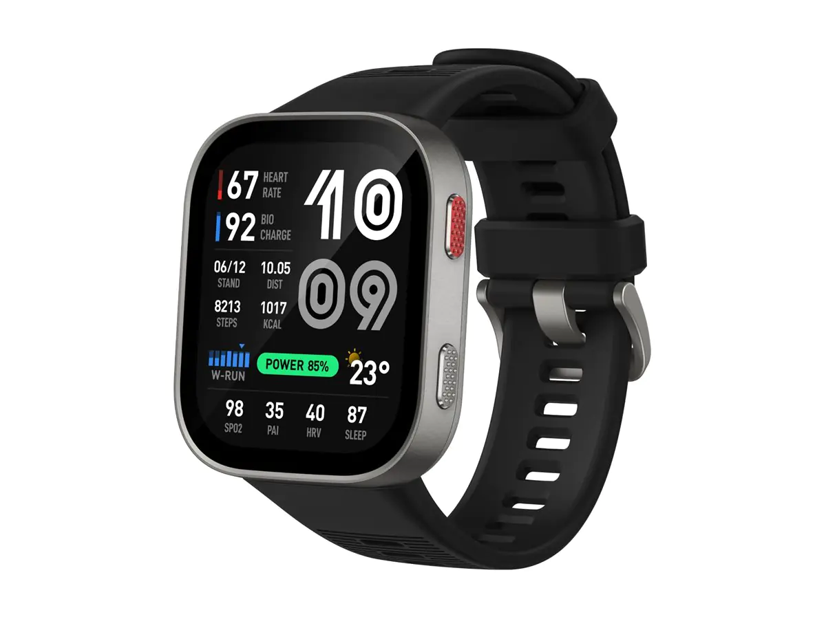 Amazfit Bip Max - Intelligente Uhr mit Riemen - Silikon - Anzeige 5.3 cm (2.07") W2568EU1N