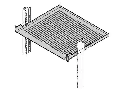 SCHROFF Rack - Regal - 1U 20118716