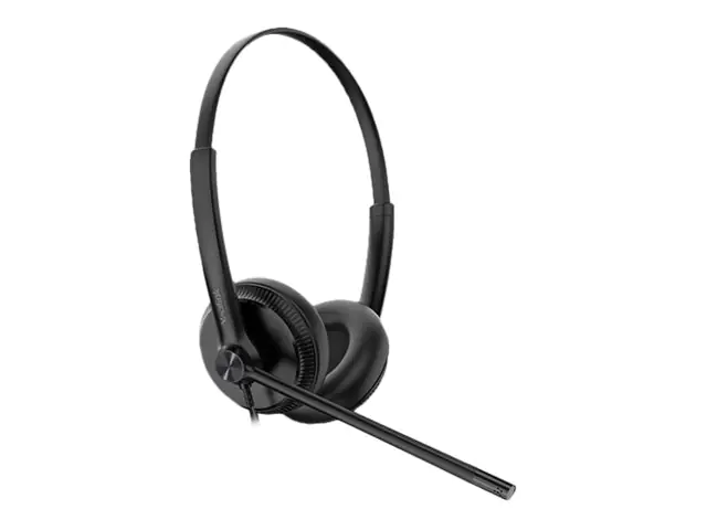 Yealink UH34 Dual - Headset - On-Ear - kabelgebunden - USB - Schwarz - Zertifiziert für Microsoft Teams