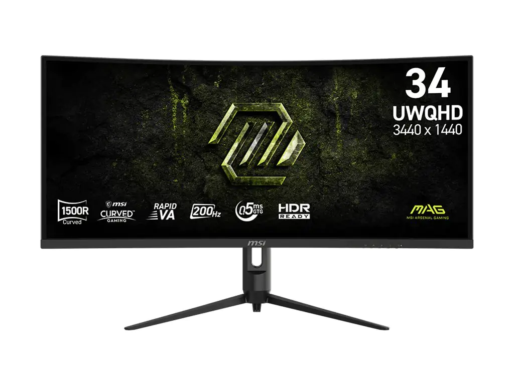 MSI MAG 342CQRFDE E20 - LED-Monitor - Gaming - gebogen - 86.4 cm (34")