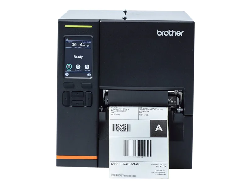 Brother Titan Industrial Printer TJ-4121TN - Etikettendrucker - Thermodirekt / Thermotransfer - Rolle (12 cm) - 300 dpi - bis zu 178 mm/Sek. - LAN, seriell, USB-Host, USB 2.0